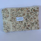 Pochette Fleurs Beige