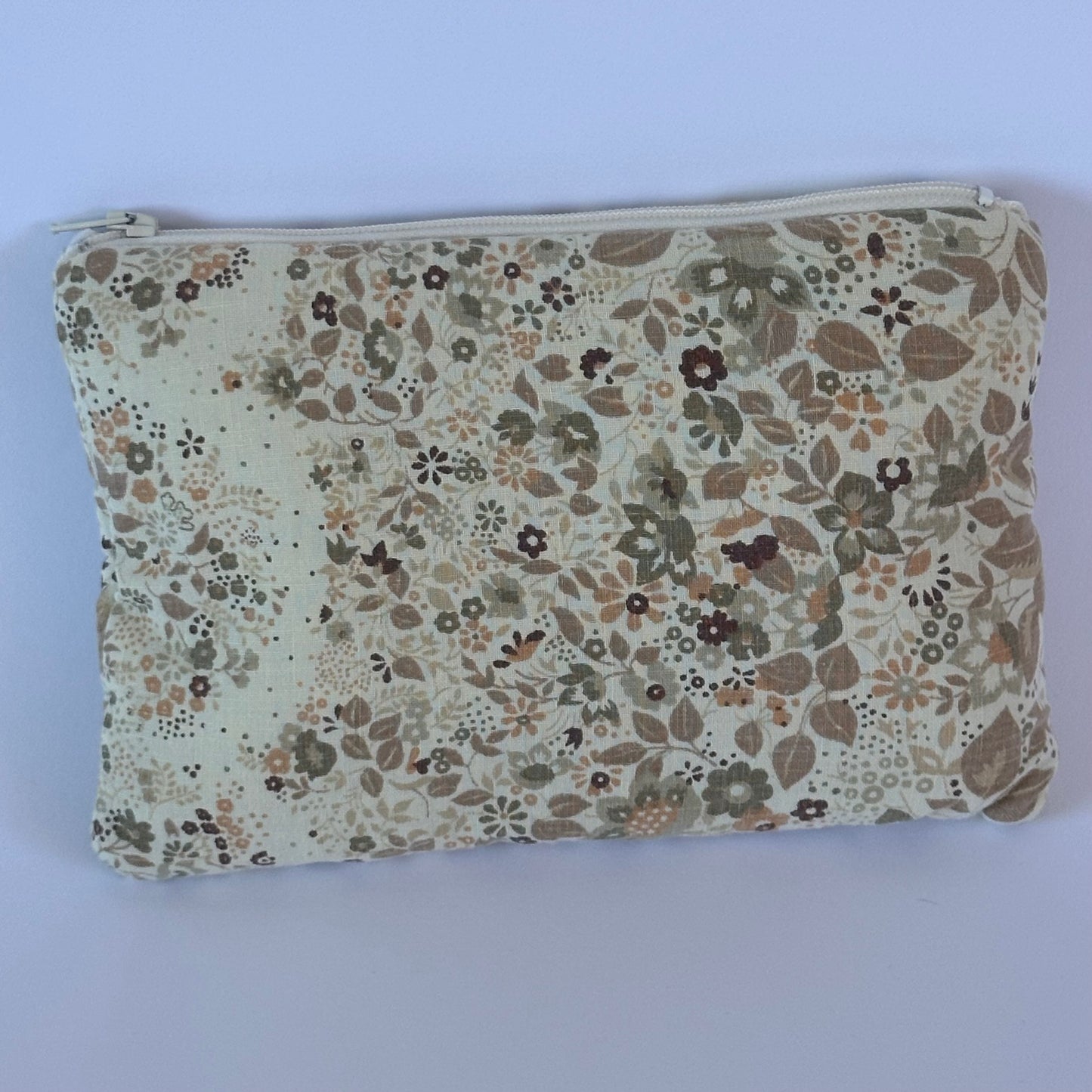 Pochette Fleurs Beige