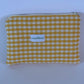 Pochette Vichy Jaune