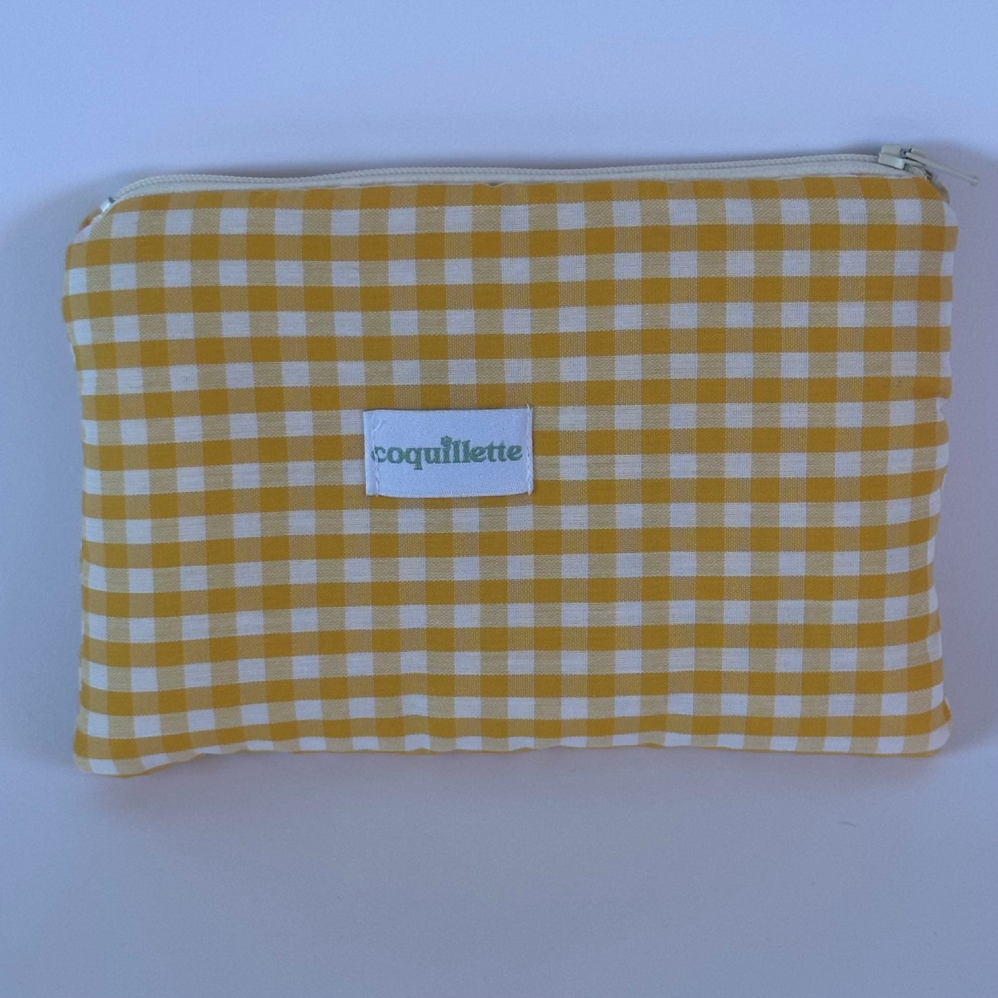 Pochette Vichy Jaune