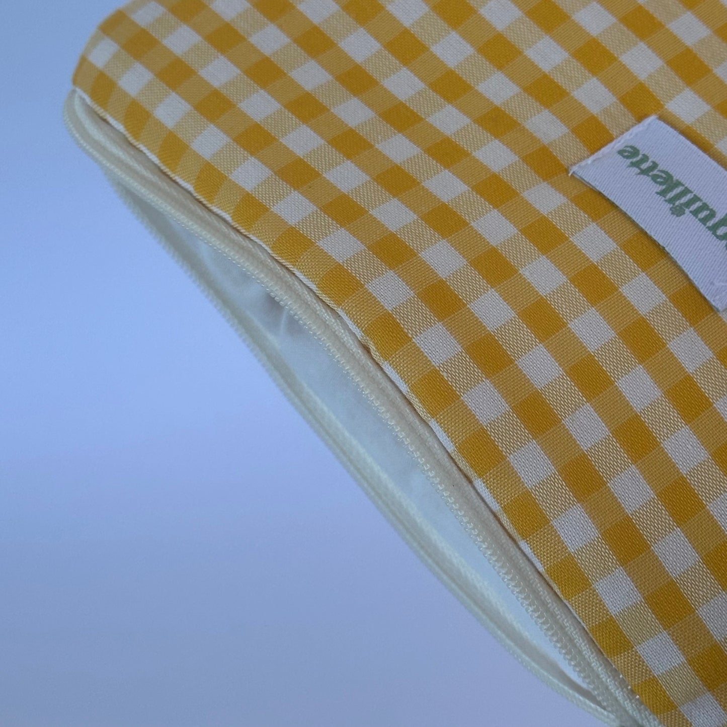 Pochette Vichy Jaune