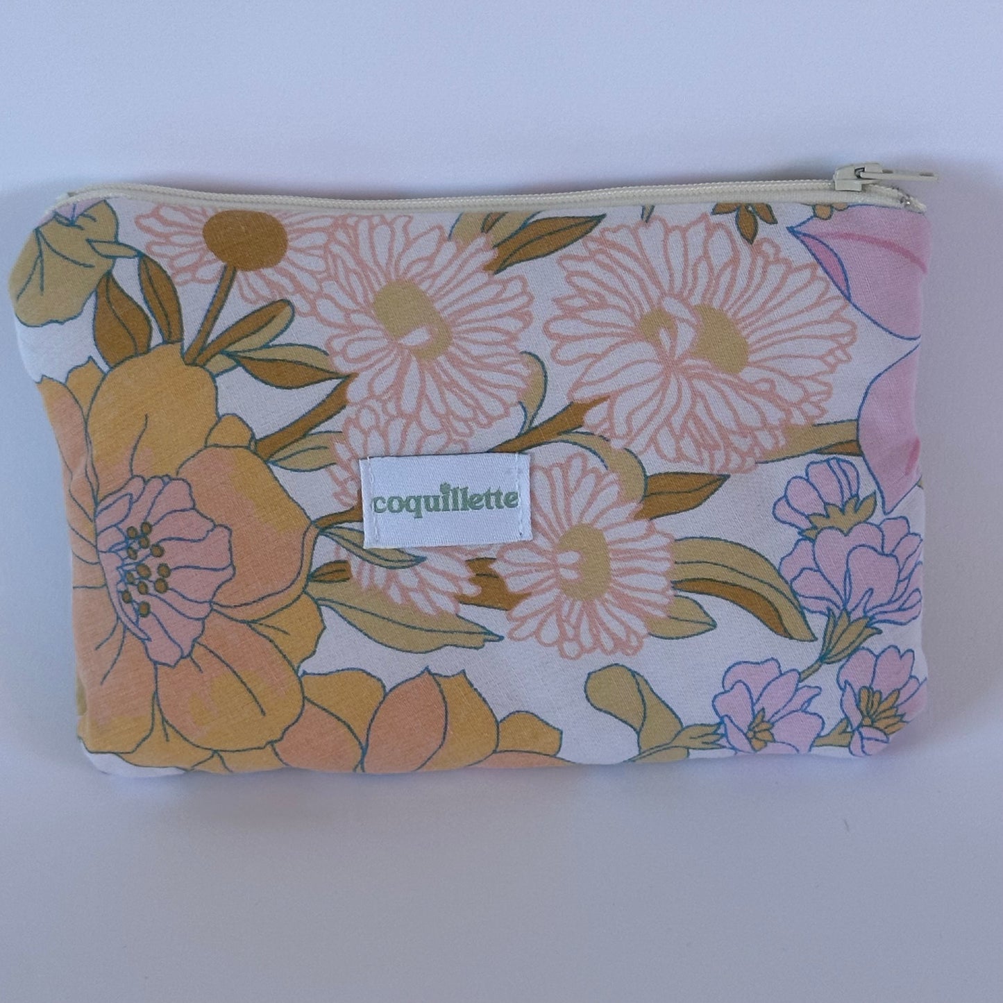 Pochette Fleurs Rose
