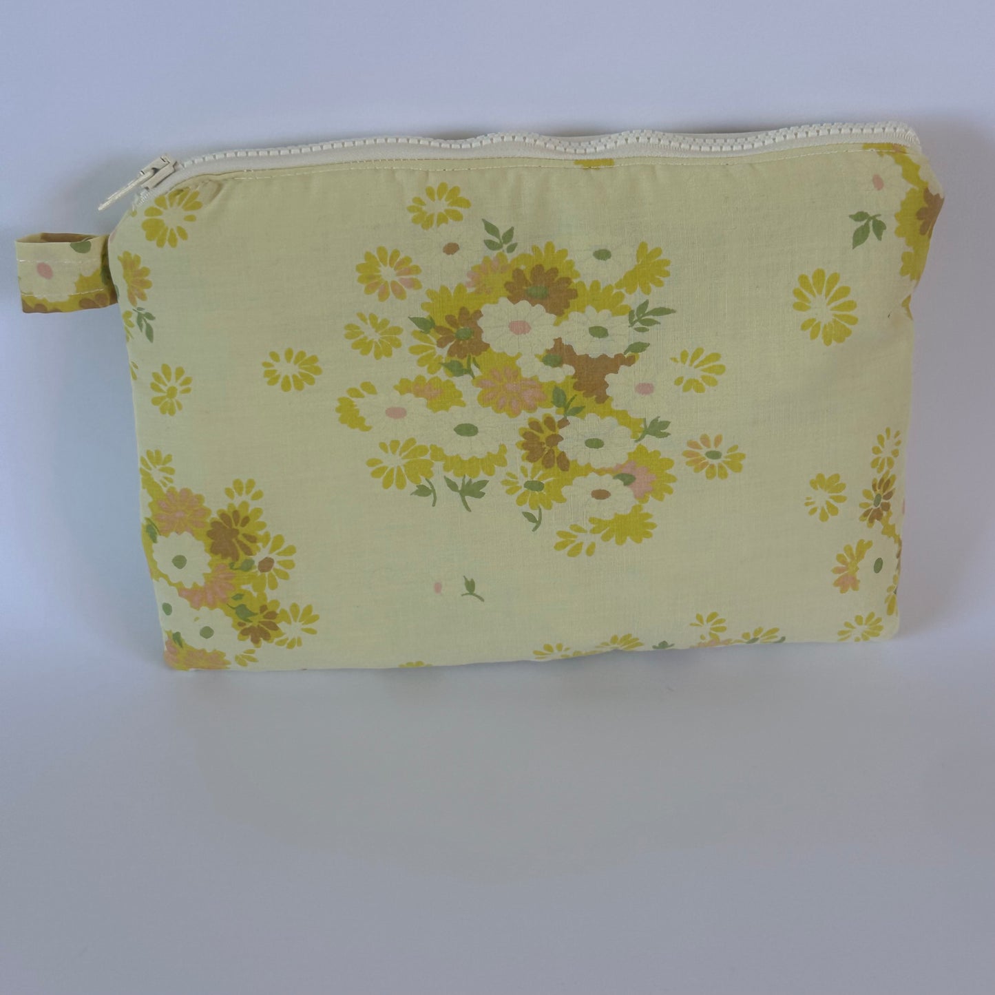 Grande Pochette Jaune Fleurs