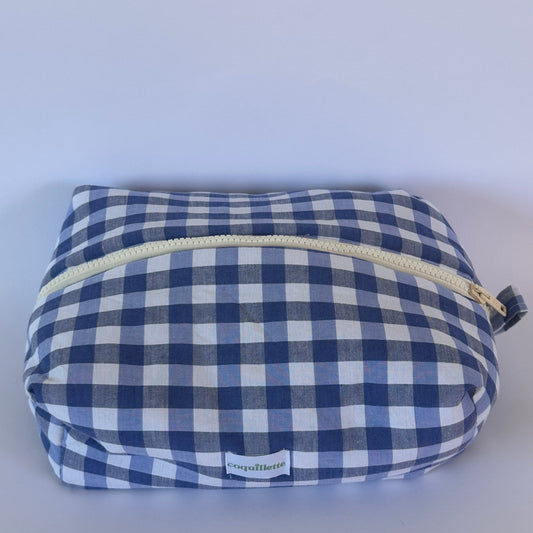 Trousse de toilette Vichy Bleu
