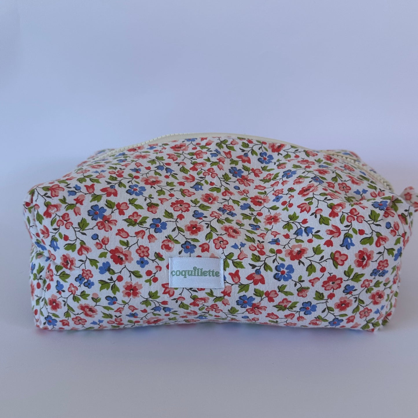 Trousse de toilette Fleurs Rouge