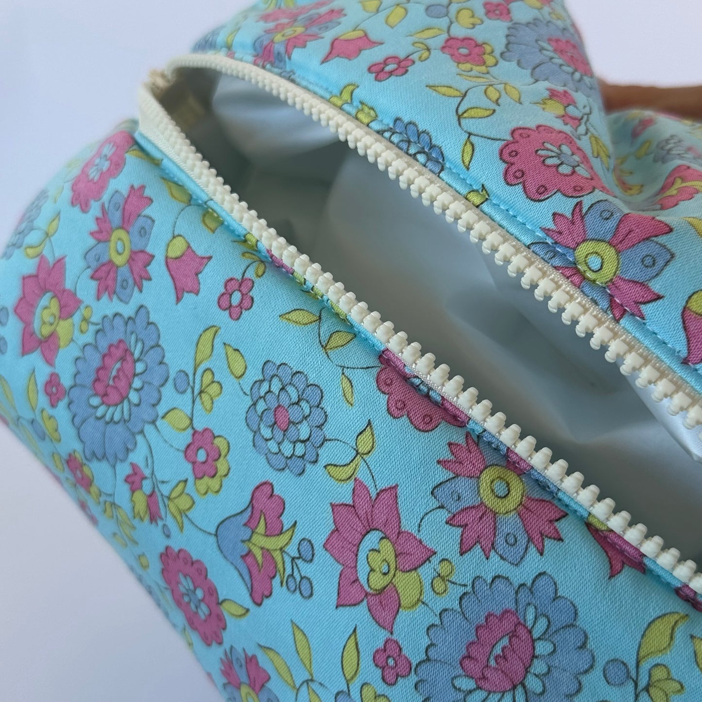 Trousse de toilette Bleu Fleurs