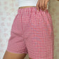 Short Vichy Rouge
