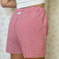 Short Vichy Rouge