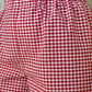 Short Vichy Rouge