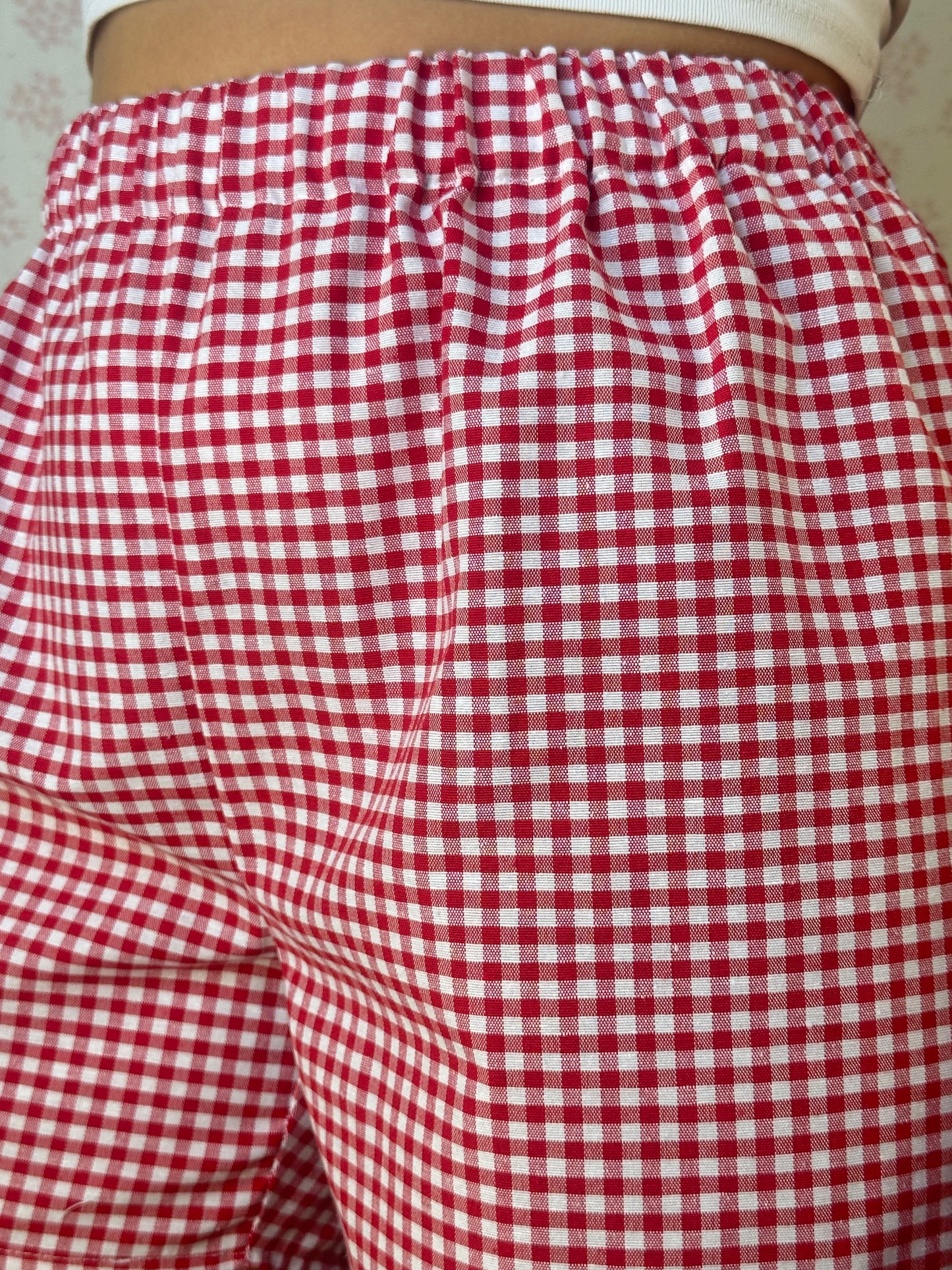 Short Vichy Rouge