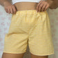 Short Vichy Jaune