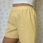 Short Vichy Jaune