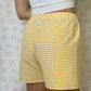 Short Vichy Jaune
