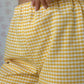 Short Vichy Jaune