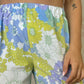Short Fleurs Bleu