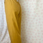 Pantalon Uni Moutarde