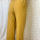 Pantalon Uni Moutarde