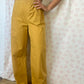Pantalon Uni Moutarde