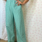 Pantalon Vichy Vert