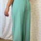 Pantalon Vichy Vert