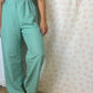 Pantalon Vichy Vert