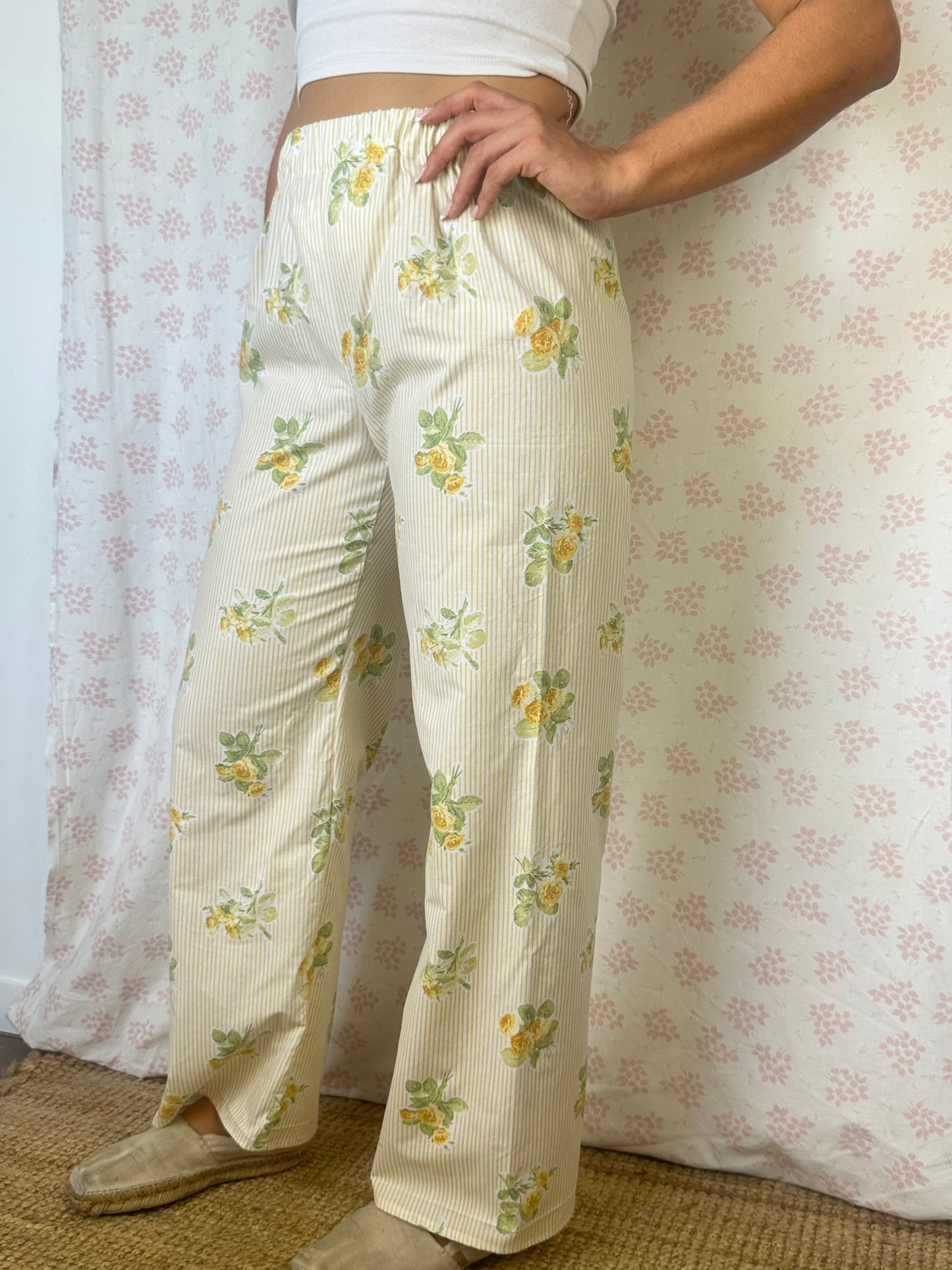 Pantalon Jaune Rayé