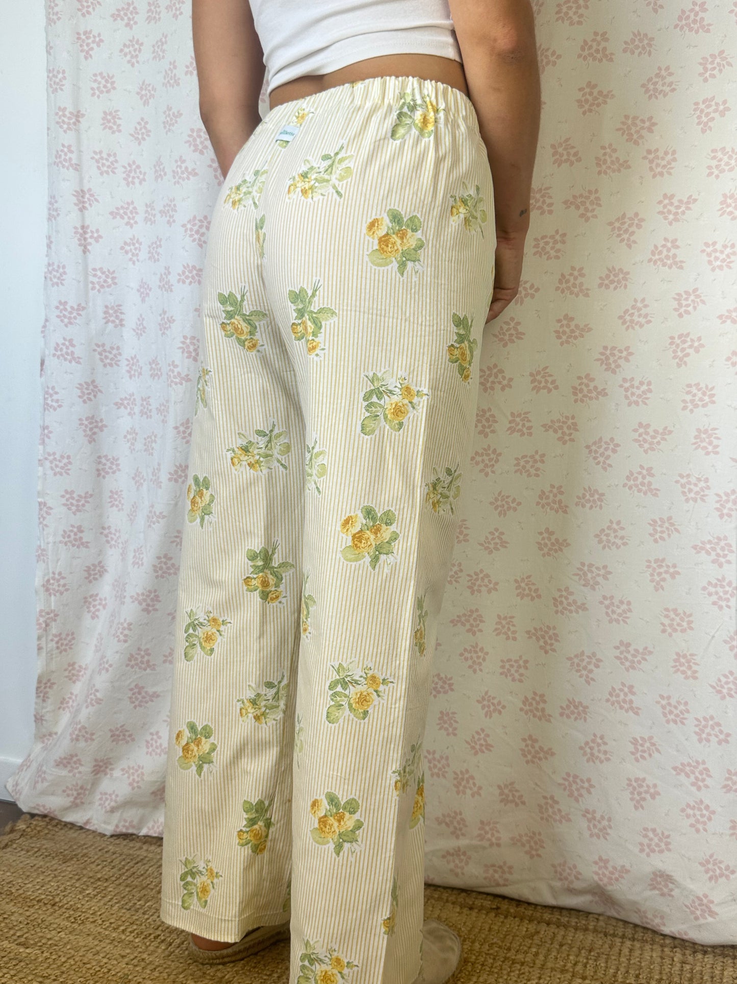 Pantalon Jaune Rayé