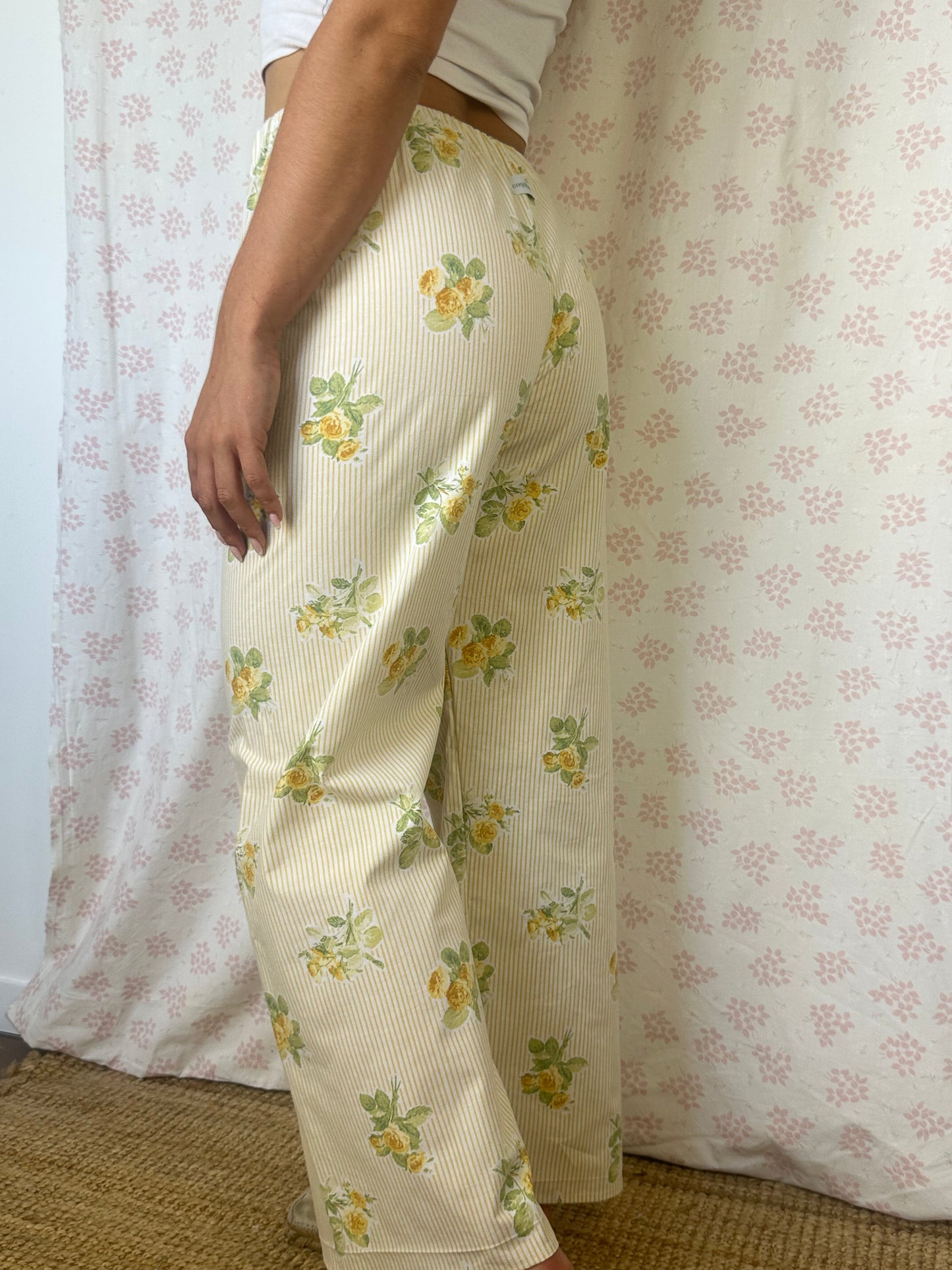 Pantalon Jaune Rayé
