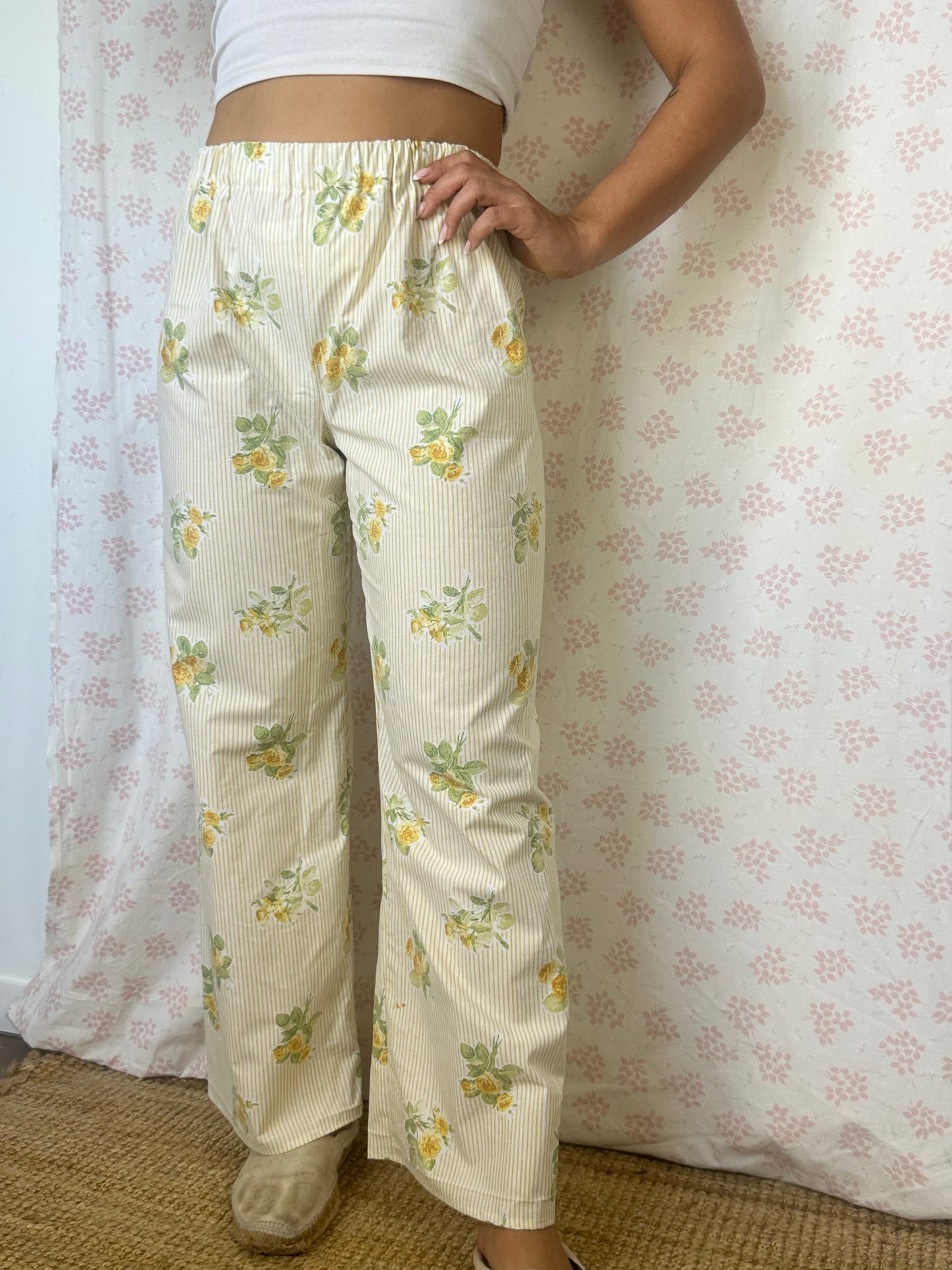 Pantalon Jaune Rayé