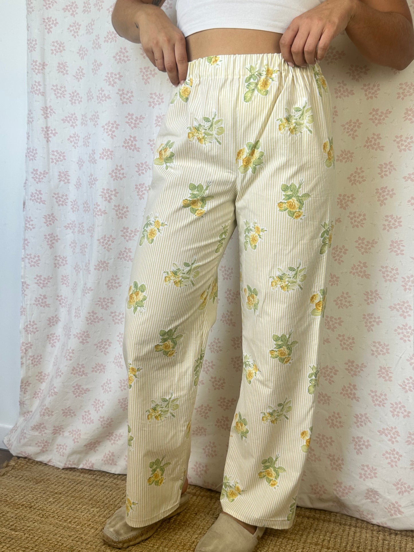 Pantalon Jaune Rayé