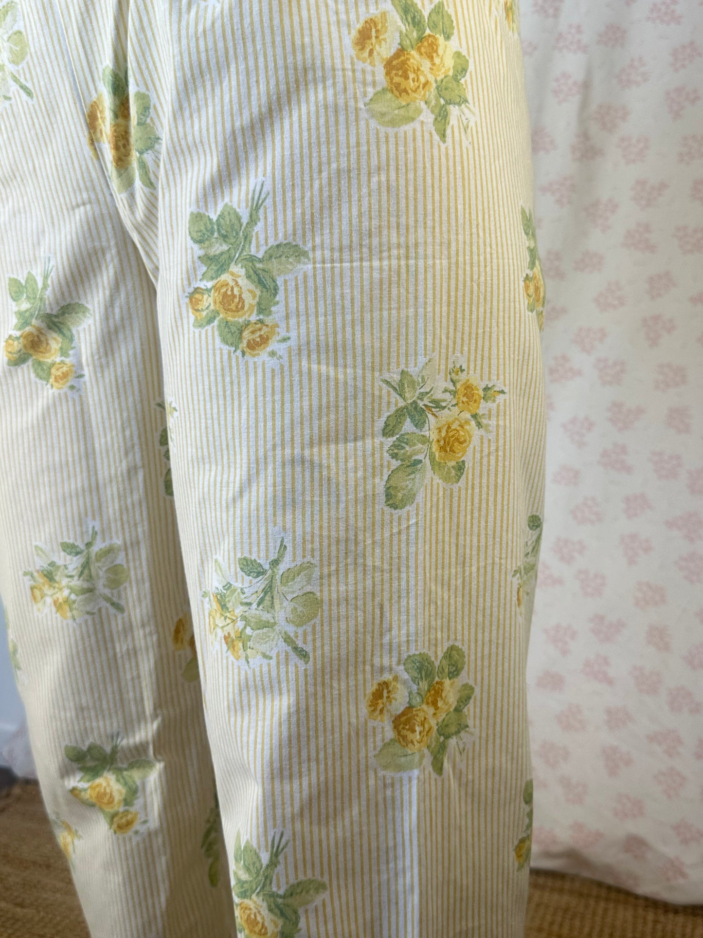 Pantalon Jaune Rayé