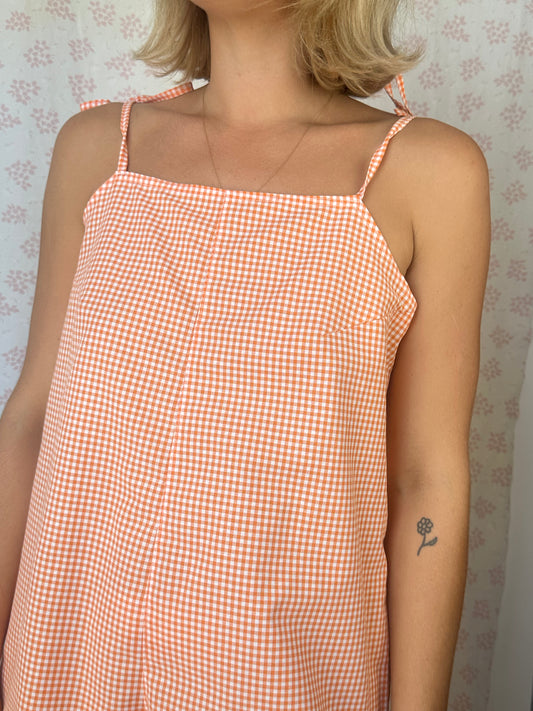 Combishort Vichy Orange