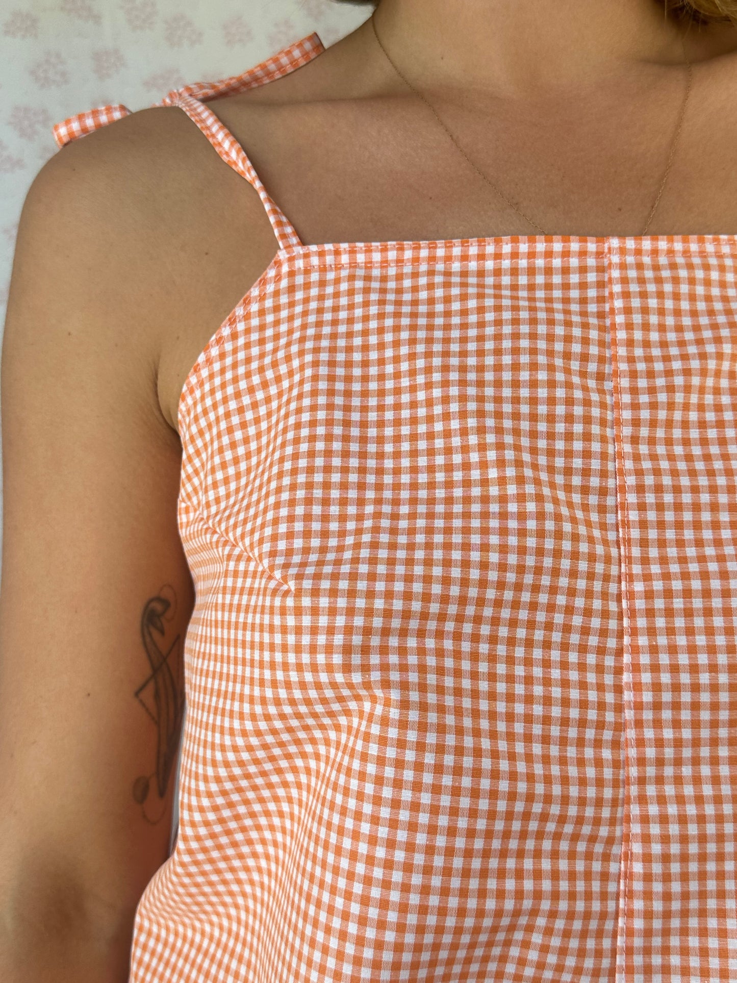 Combishort Vichy Orange