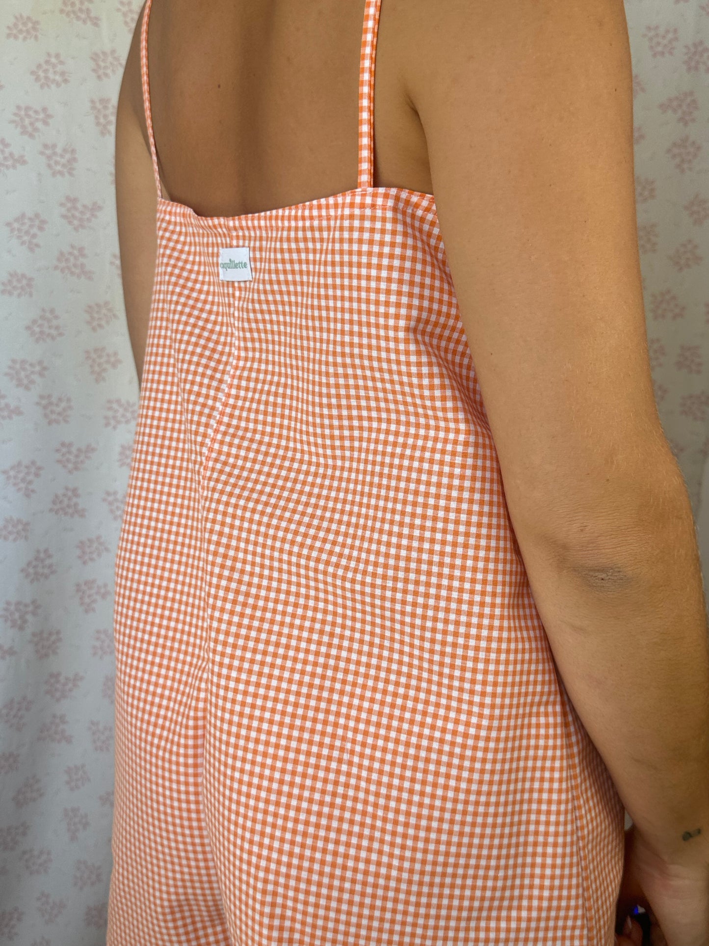 Combishort Vichy Orange