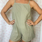 Combishort Vert Carreaux