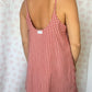 Robe Bretelle Vichy Rouge