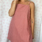 Robe Bretelle Vichy Rouge