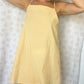 Robe Bretelle Vichy Jaune