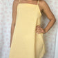 Robe Bretelle Vichy Jaune
