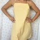 Robe Bretelle Vichy Jaune