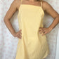 Robe Bretelle Vichy Jaune