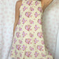 Robe Col Jaune Fleurs