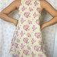 Robe Col Jaune Fleurs