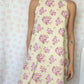 Robe Col Jaune Fleurs