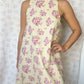 Robe Col Jaune Fleurs