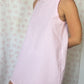 Robe Col Vichy Rose