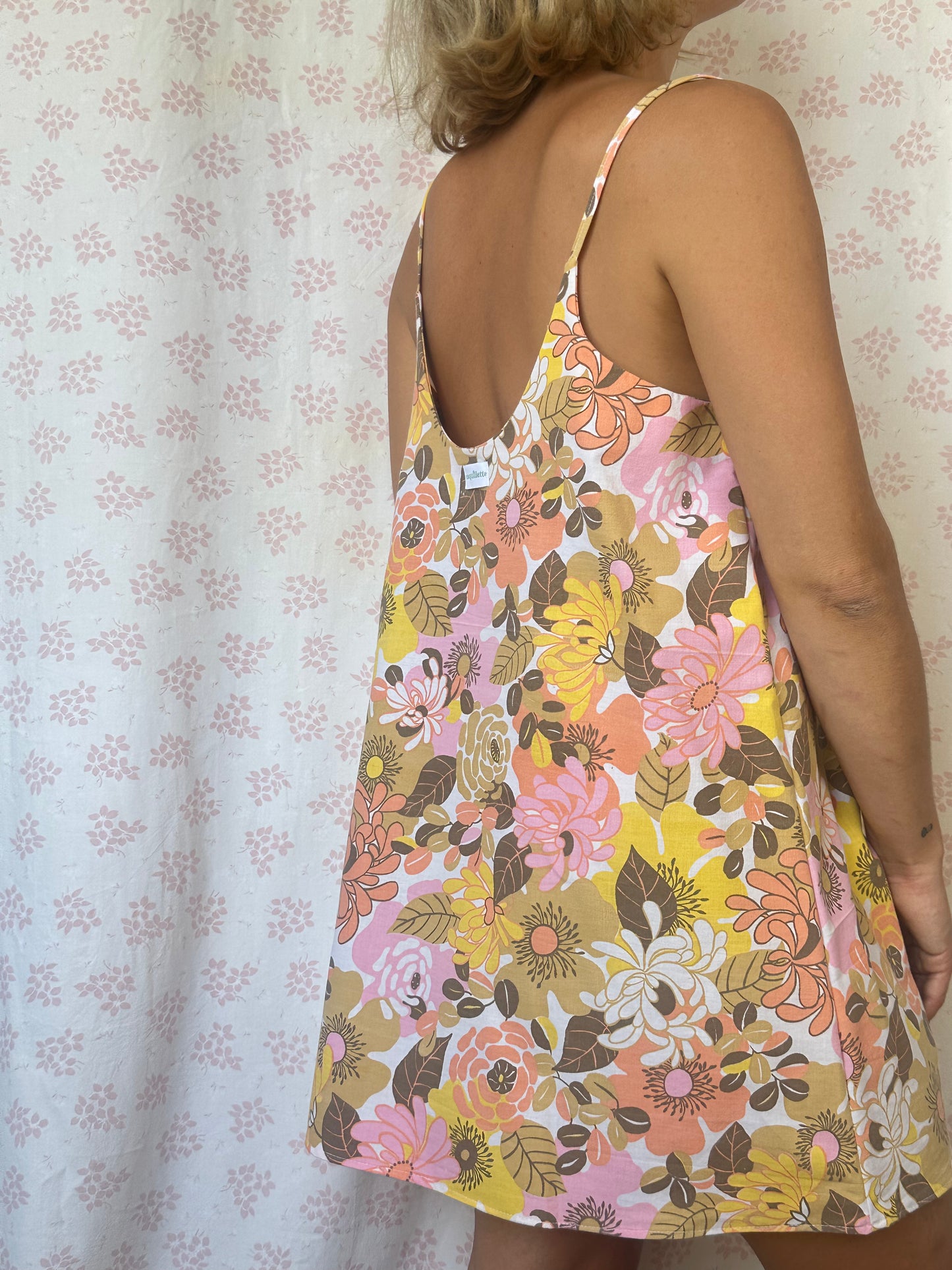 Robe Bretelle Fleurs