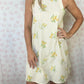 Robe Col Rayé Jaune
