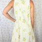 Robe Col Rayé Jaune