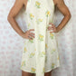 Robe Col Rayé Jaune